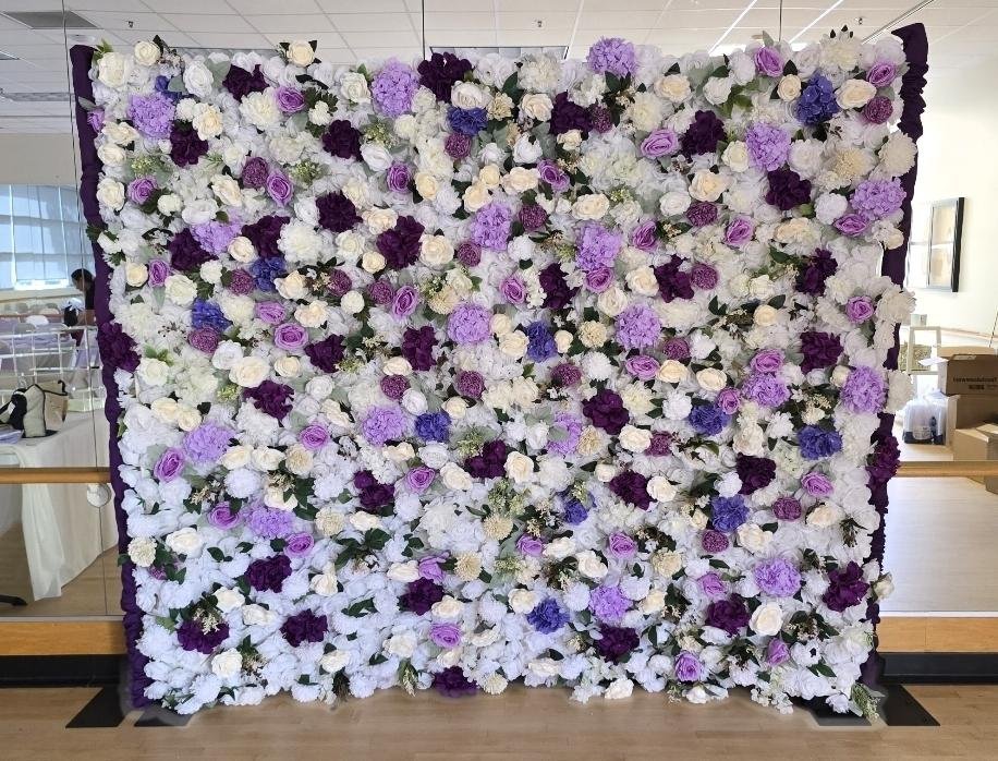 Flower wall backdrop