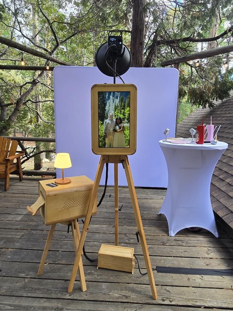 Wedding reception setup